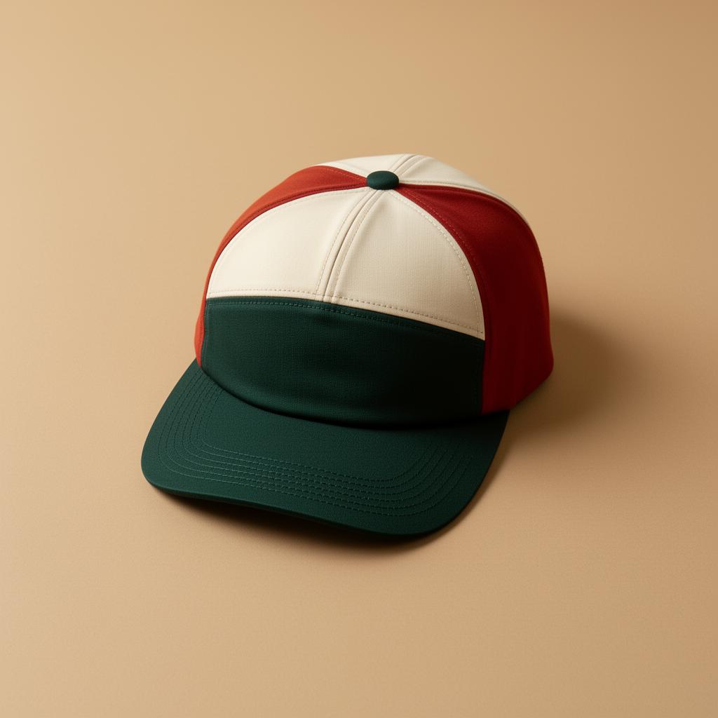 Five-Panel Colorblock Cap