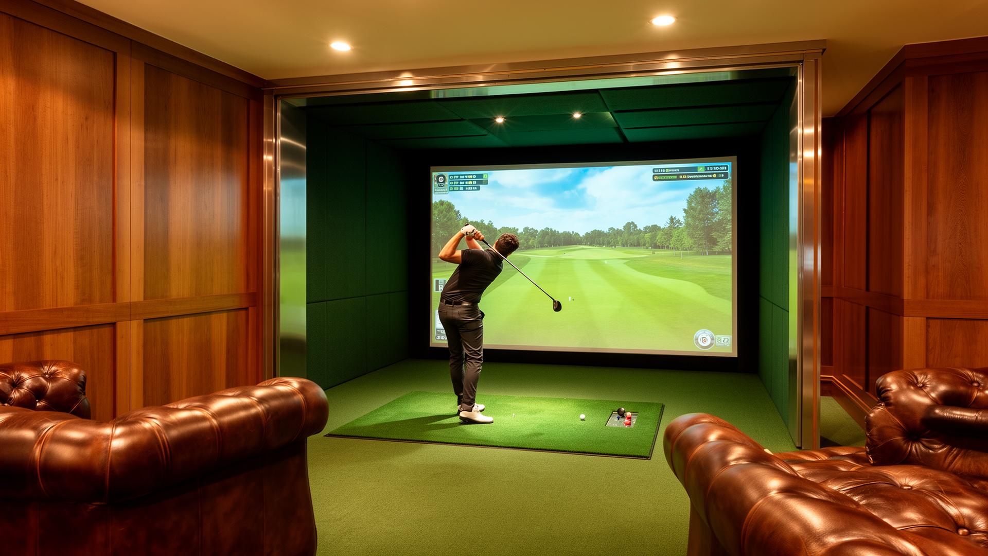 Vangolf indoor simulator club